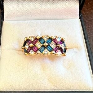 Stunning Edco Gold tone ring
